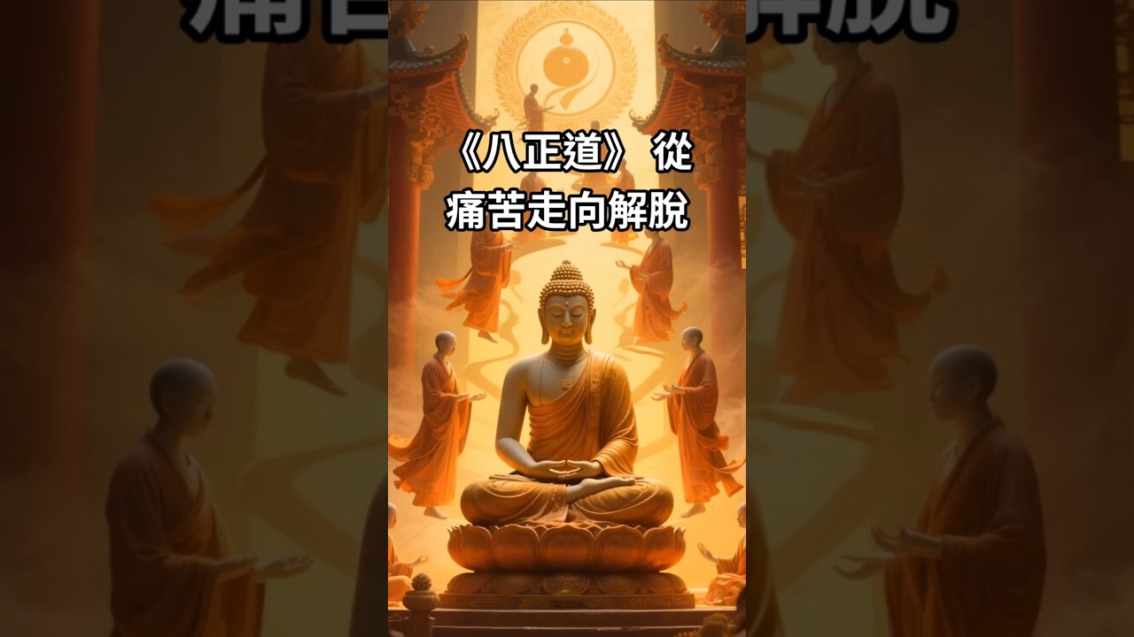 佛學知識《八正道》 從痛苦走向解脫 #佛學 #八正道 #正念 #修行 #智慧生活 #心靈平靜 #佛教入門 #生活指南