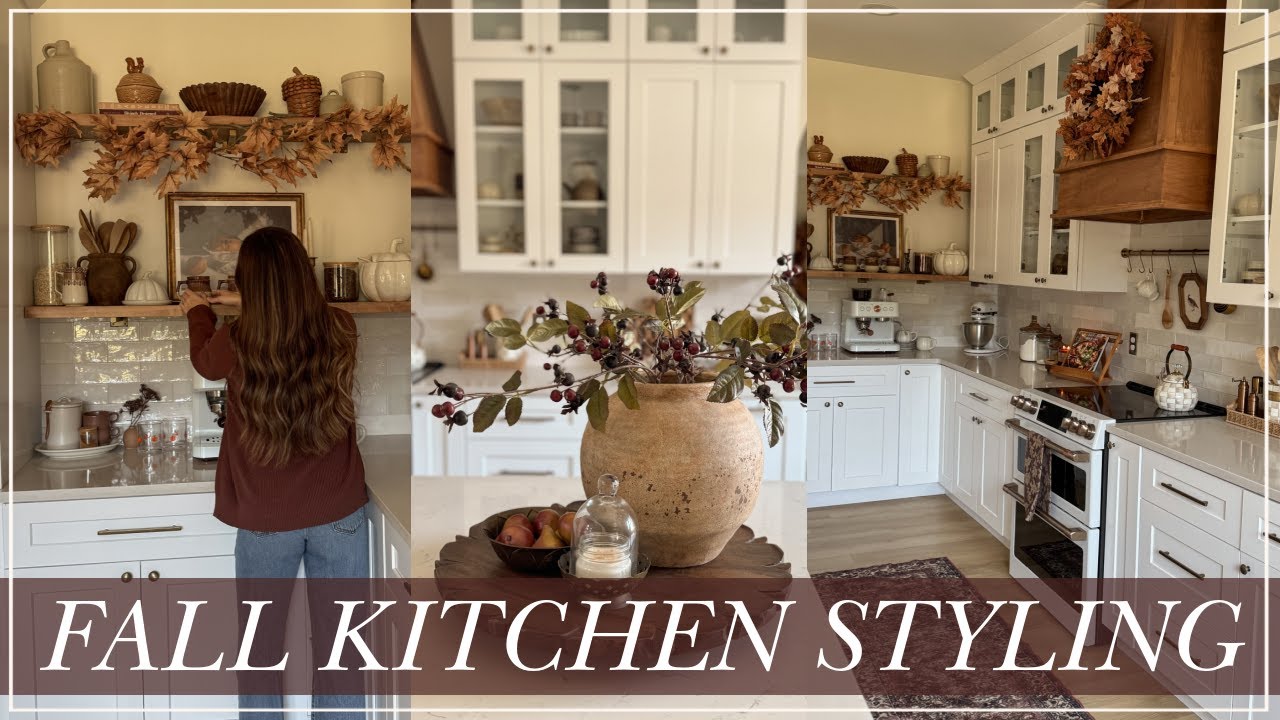 FALL KITCHEN DECORATING 2025 🍂 | Warm & Cozy Fall Decorating Ideas