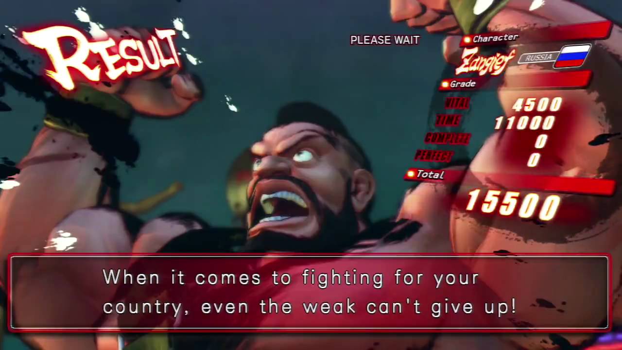 Street Fighter IV - Прохождение аркадного режима Zangief (1/2) [HD]