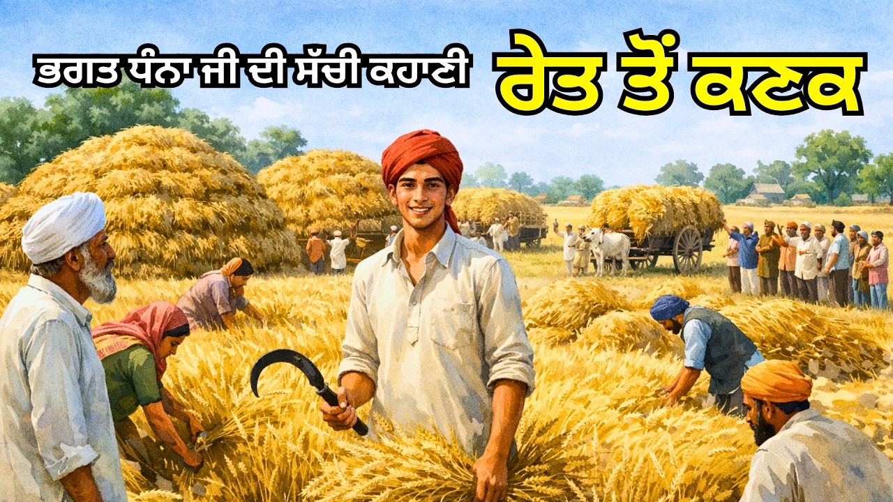 ਭਗਤ ਧੰਨਾ ਜੀ ਦੀ ਅਟੱਲ ਭਗਤੀ ਦੀ ਸੱਚੀ ਸਾਖੀ | ਰੇਤ ਤੋਂ ਕਣਕ ਦਾ ਚਮਤਕਾਰ