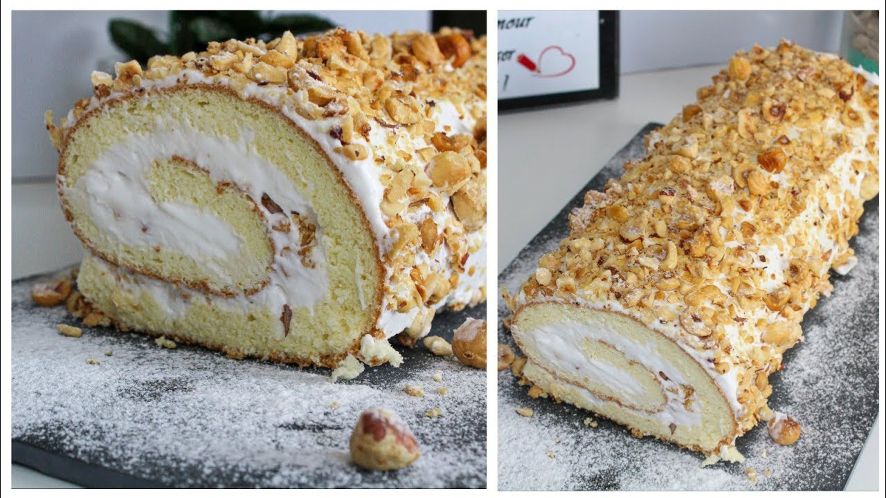 gâteaux roulé /أسهل و أروع قاطو رولي،جنواز ناجحةبأبسط المقادير