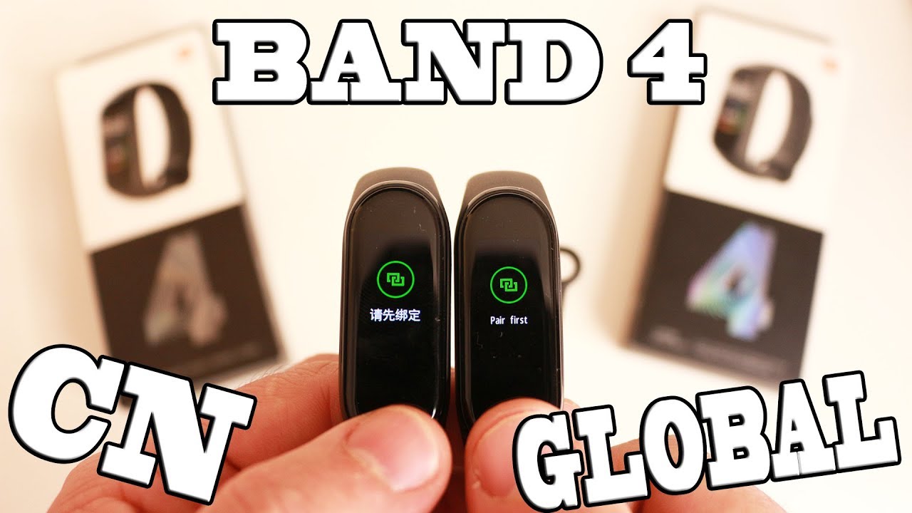 UNBOXING! MI BAND 4 GLOBAL VS CHINESA! DIFERENÇAS!