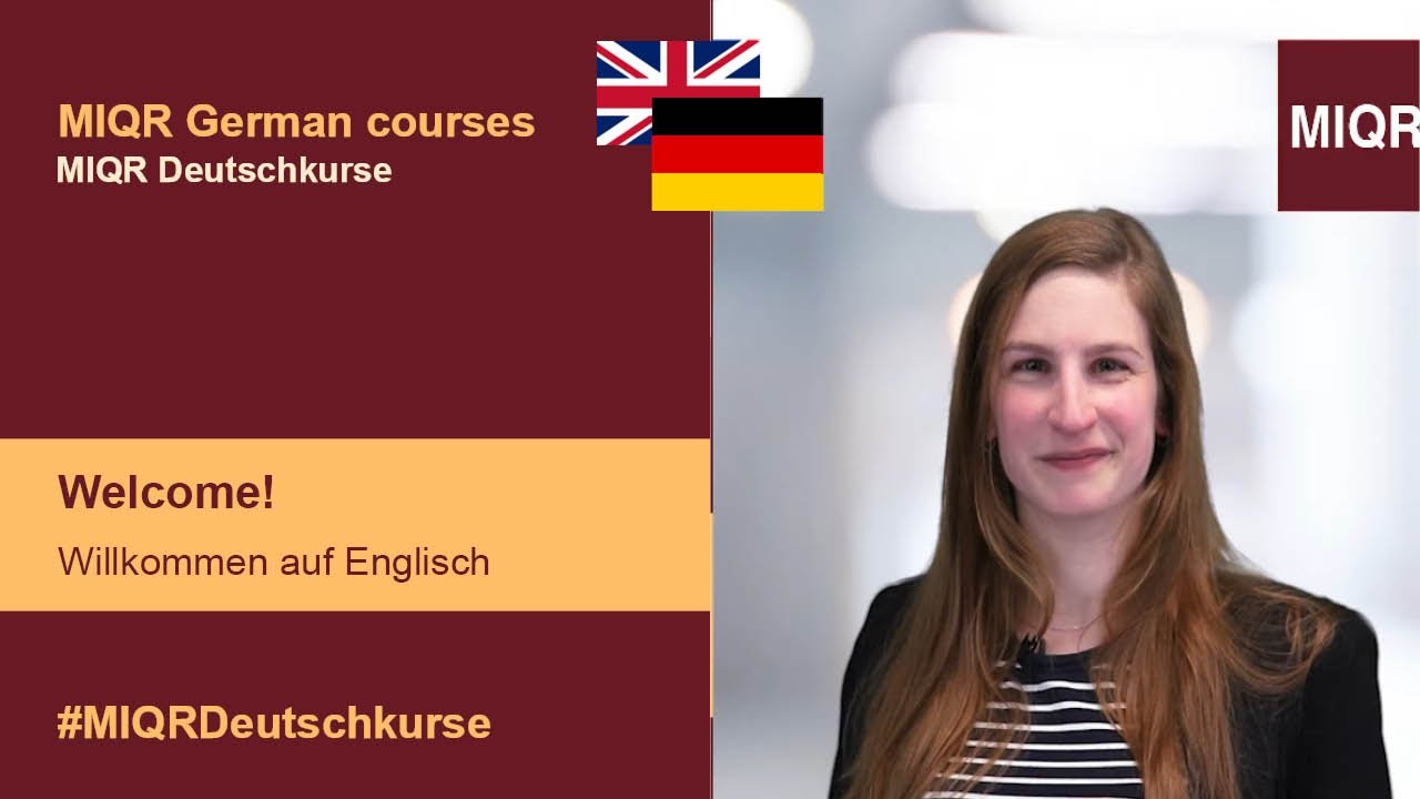 Language courses at the MIQR - Sprachkurse beim MIQR