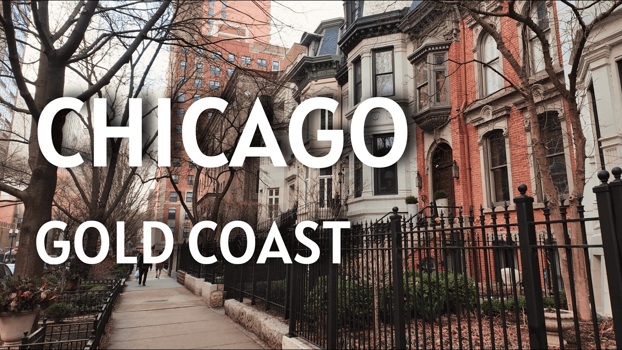 Chicago Gold Coast – Peaceful Sunday Morning Walk [4K]