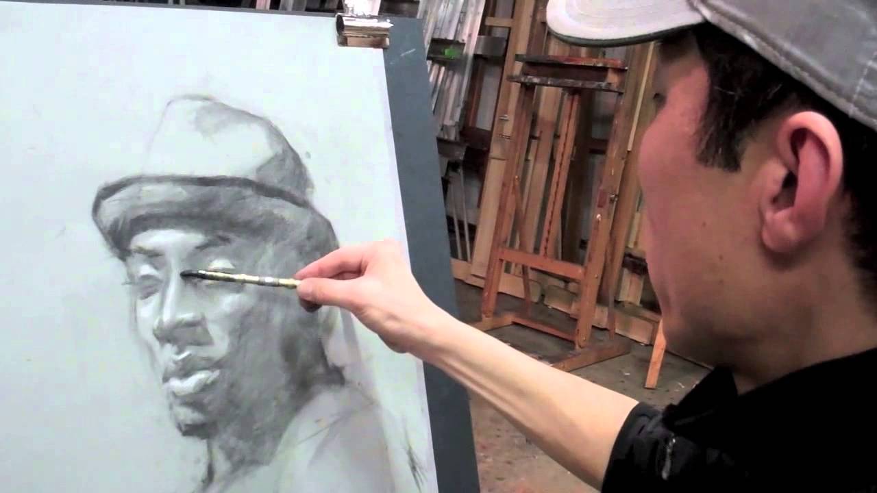 Draw a Portrait in Charcoal and Chalk (part 2) — The Art League School