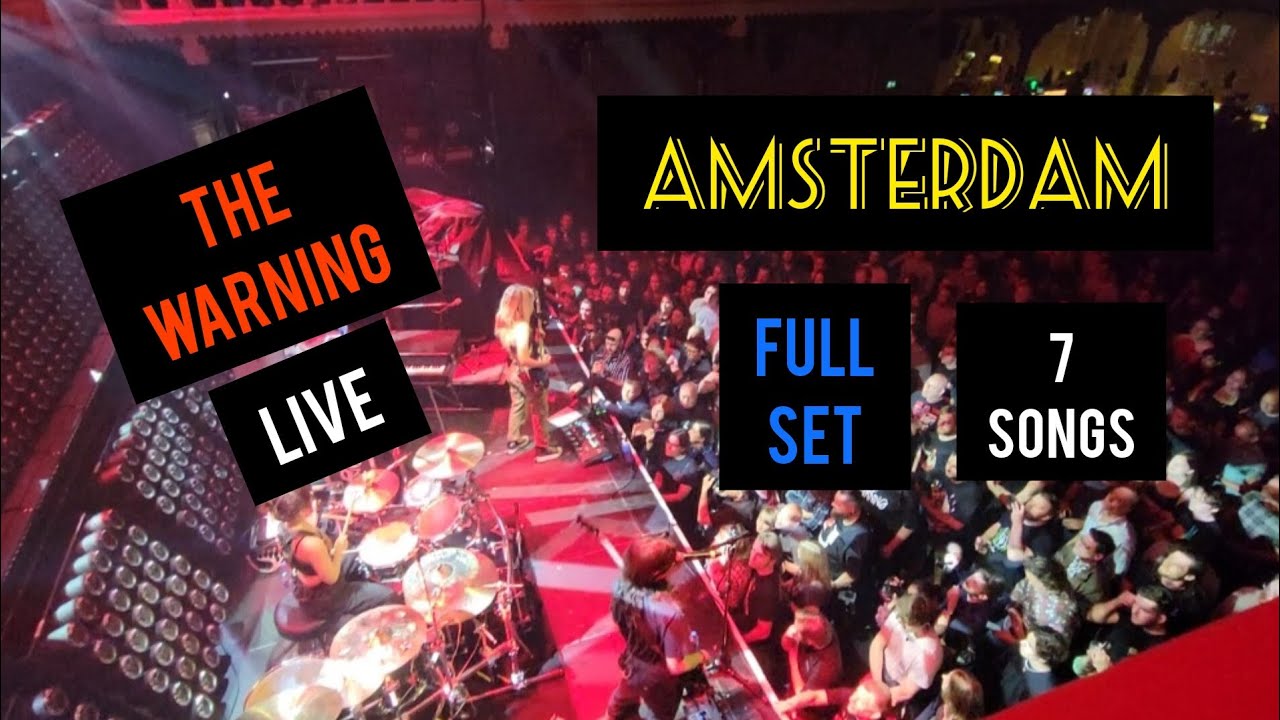 The Warning - AMSTERDAM - 4K - Full Set - June 6th, 2023 #thewarningrockband #live #fyp #martintw