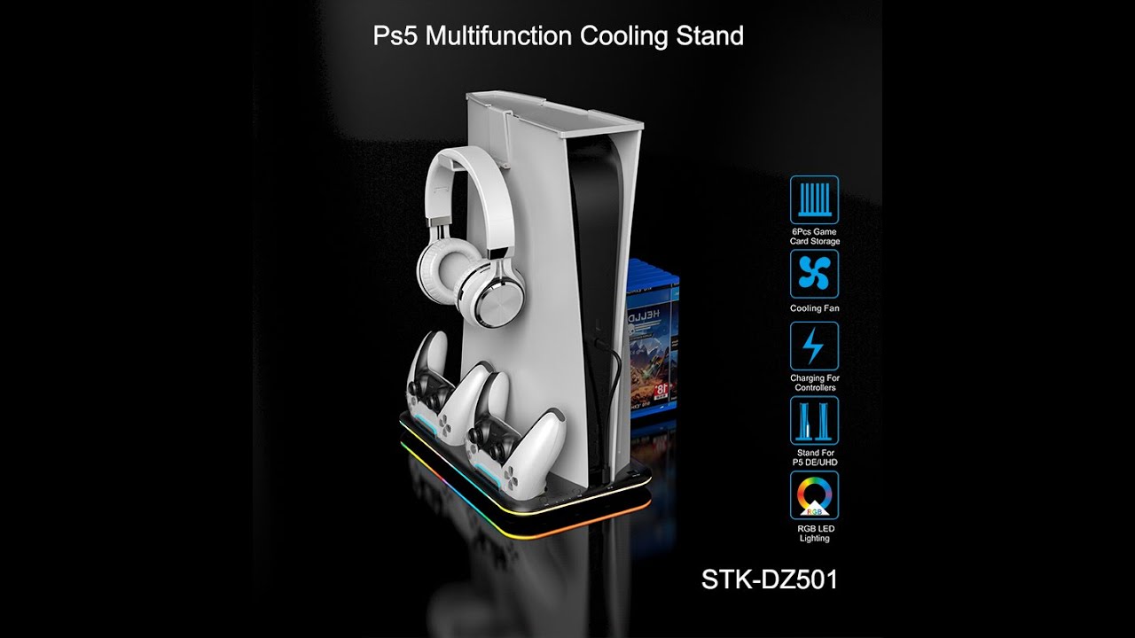 STK-DZ501 PS5 Cooling & Charging Stand