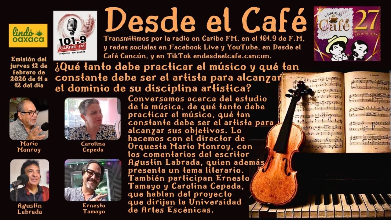 Desde el Café Cancún. Jueves 12.Febrero.2026 📱