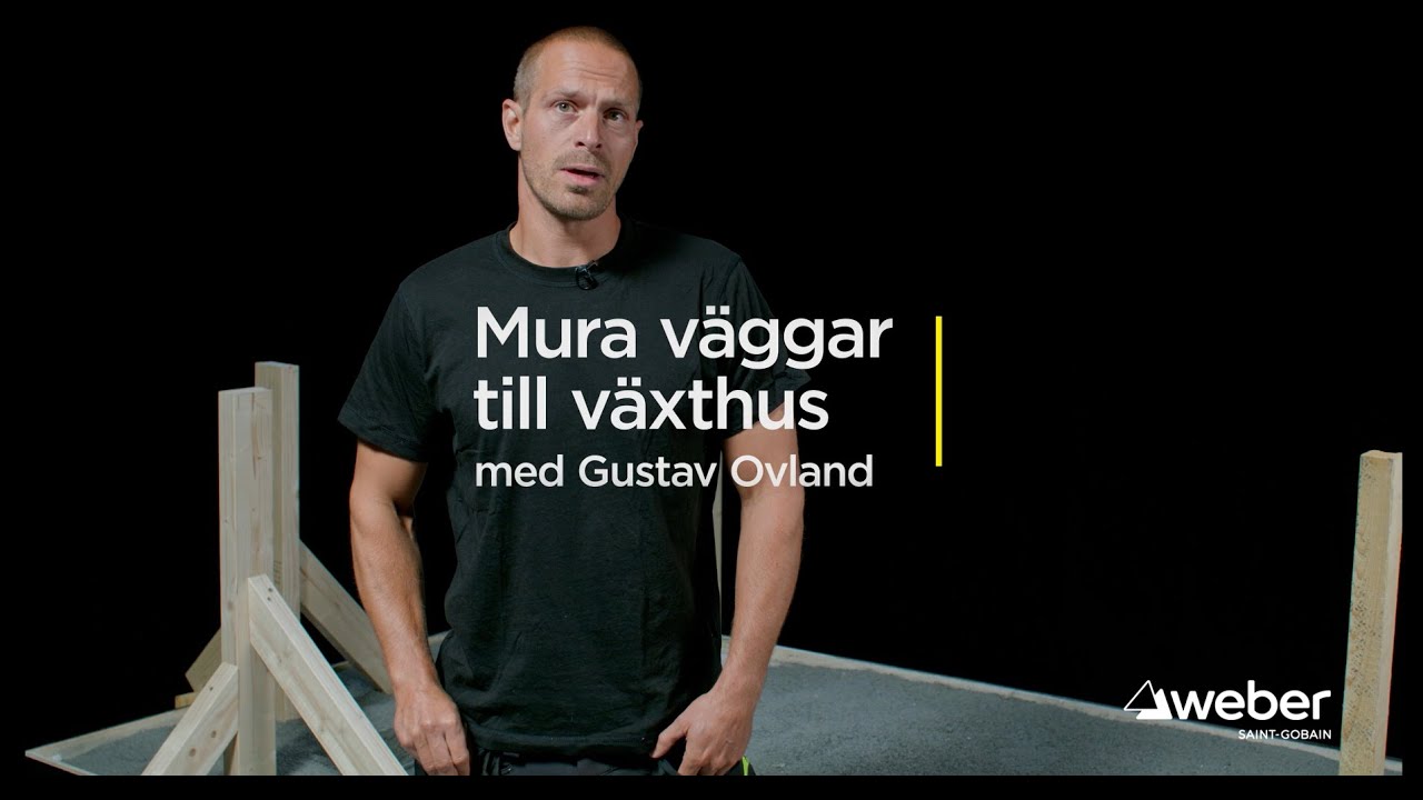 Mura väggar till växthus - så gör du!