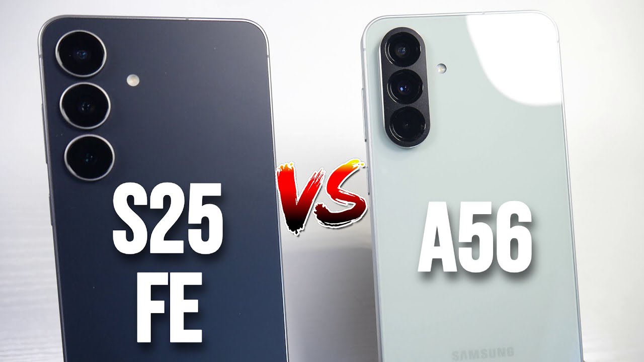 Samsung Galaxy S25 FE VS Samsung Galaxy A56 In 2026 - (Speed Test, Cameras, Speakers & PUBG)