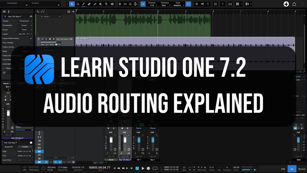 Изучите Studio One 7.2 | Объяснение маршрутизации звука