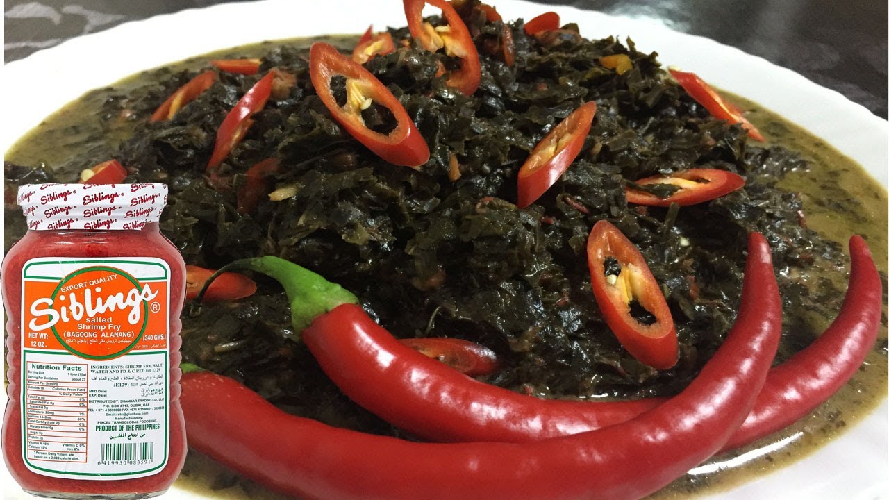 Laing with Fresh Alamang Super Yummy