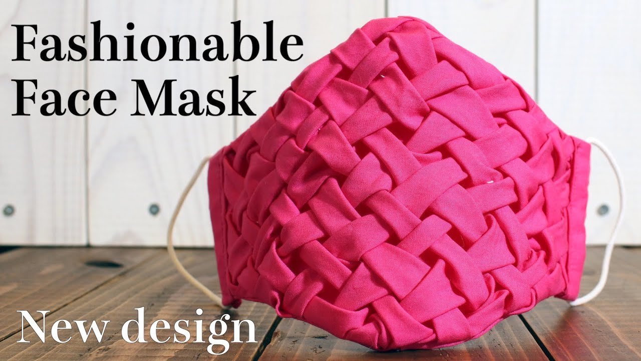 For Wedding - Fashionable Face Mask Sewing Tutorial｜Smocking pattern