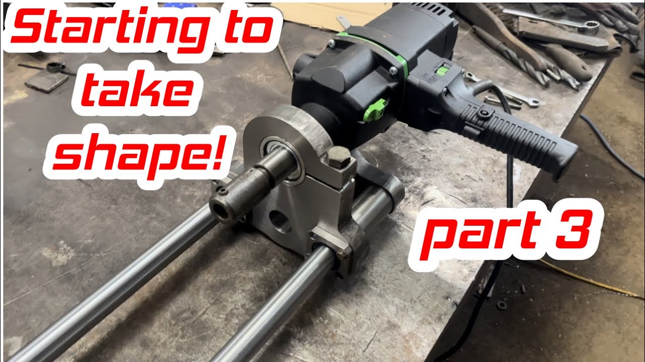 Making a portable line boring machine! Shop made. Part 3. Machining mounting plates.
