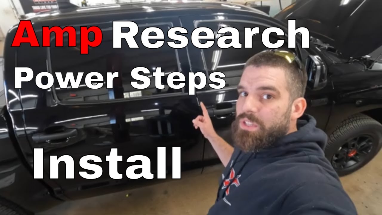 Amp Research Power Step Install On 2021 Toyota Tundra