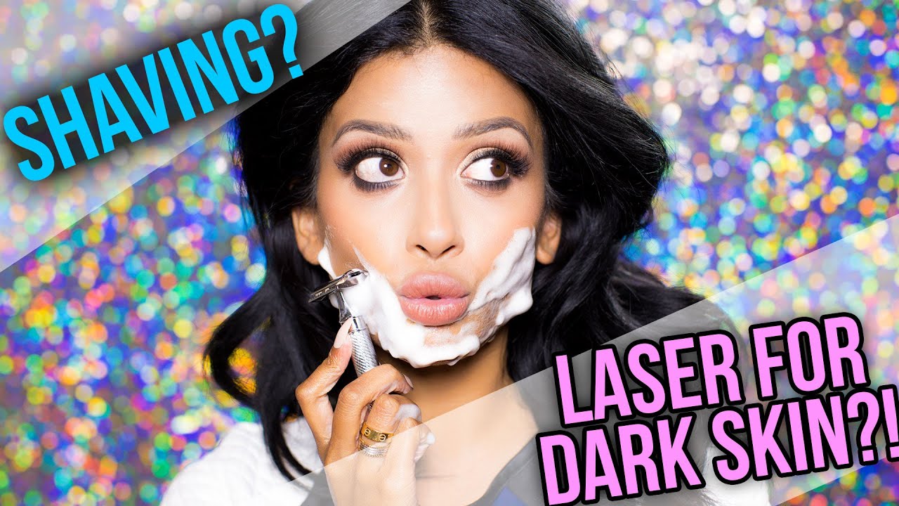 Shaving my Face?! & Laser Hair Removal for Dark Skin | irenesarah