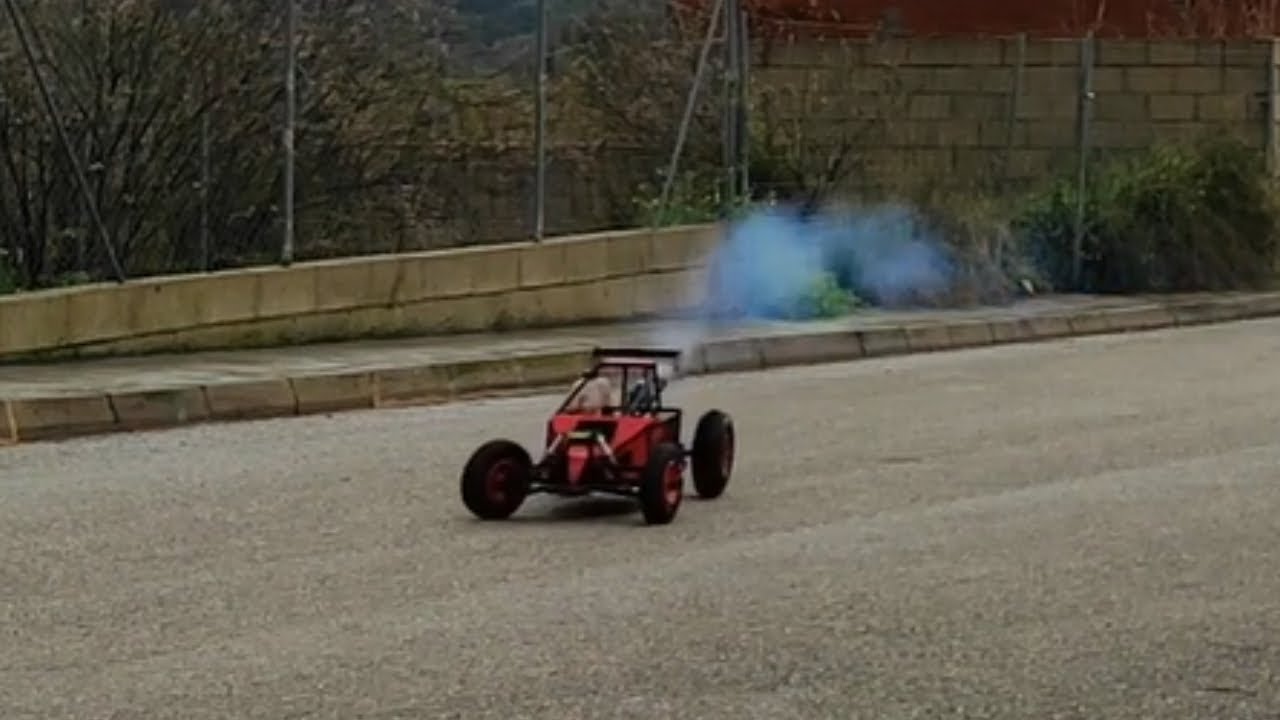 Wet ride - V1 Handmade 49cc RC buggy
