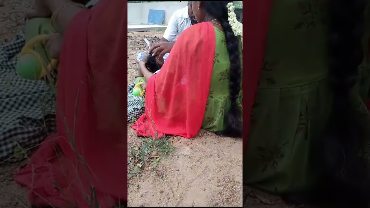 மகிமாக்கு முதல் மொட்டை போட்டாஷு 🤩🥳🥳##love #viral #cutepie #5months baby
