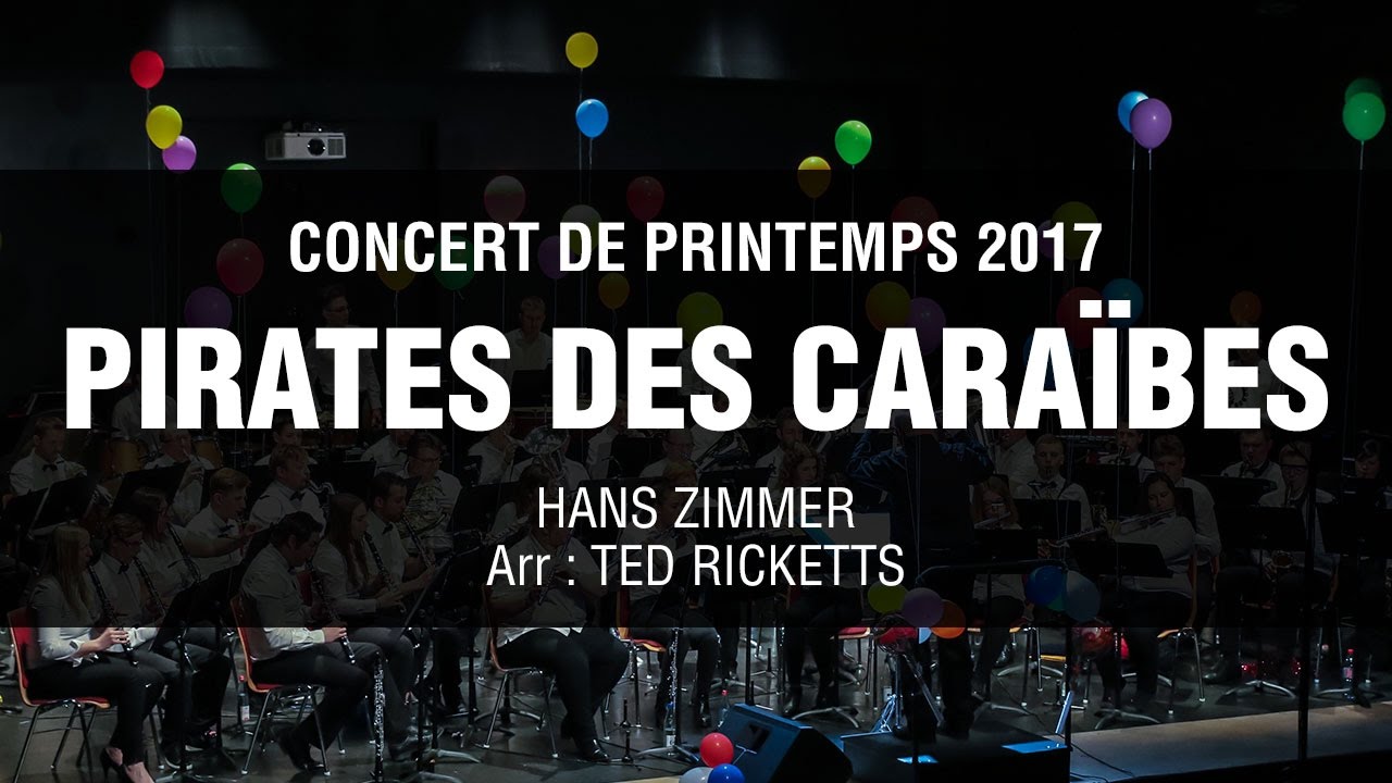 Pirates of the Caribbean At World's End - Live concert band - Medley by Ted Ricketts
