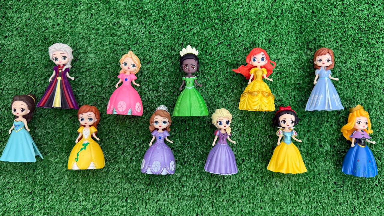 Disney Princess Doll Makeover ~ DIY Miniature Ideas for Barbie - Wig, Dress, Faceup, andMore! DIY