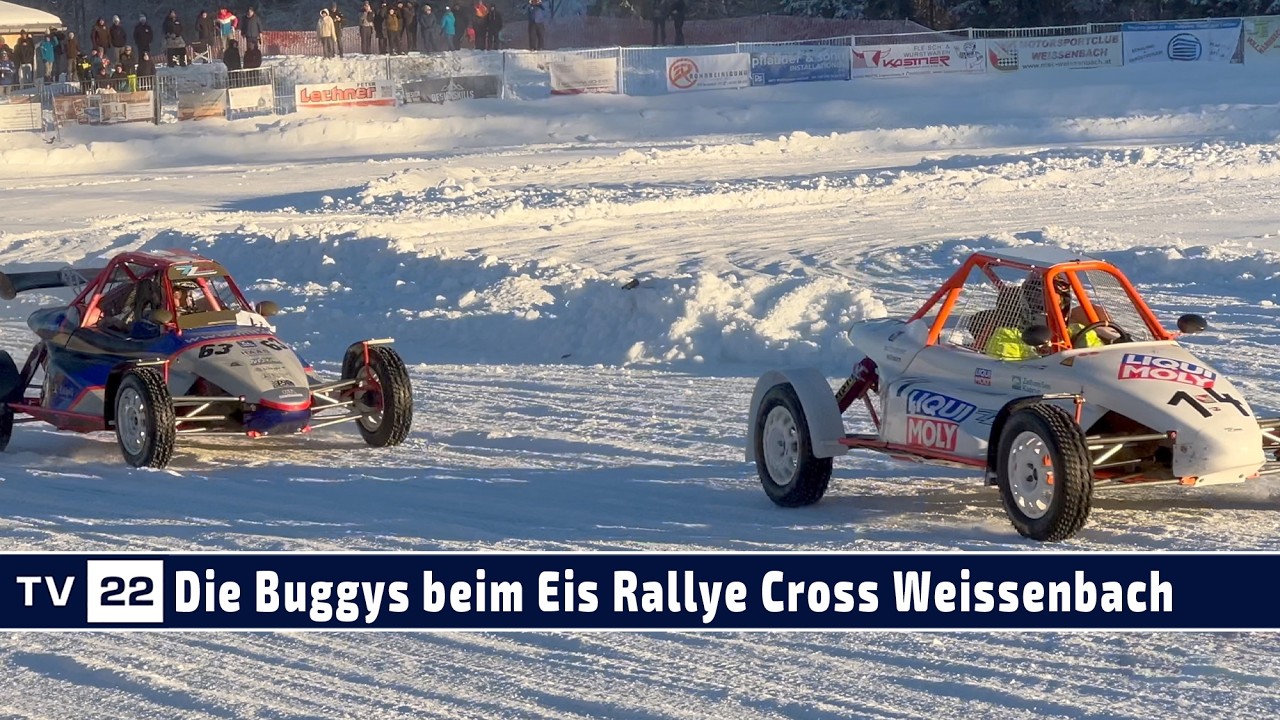 MOTOR TV22: Die besten Bilder und die Sieger bei den Buggys Eis Rallye Cross | Eisrennen 18.01.2025