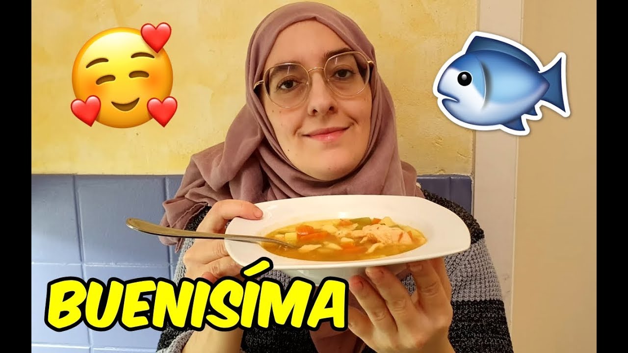 SOPA DE PESCADO (con verduras)🍲🐟 RIQUISÍMA!!!