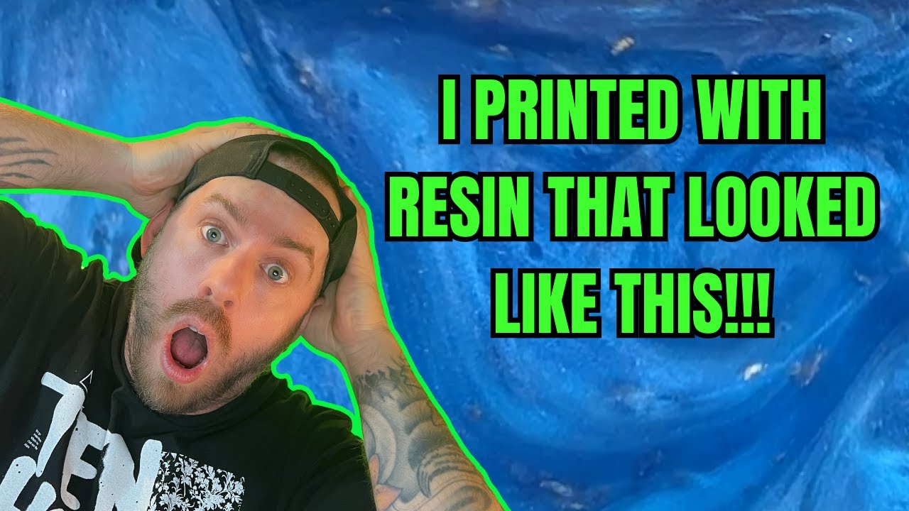Dye, Mica Powder and Gold foil Tested in 3d printer resin!