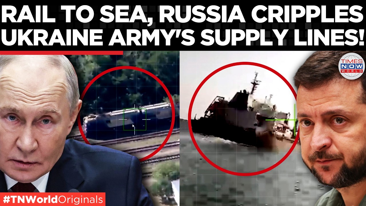 RUSSIA'S ODESSA BLITZ: Moscow Targets Rail, Ports & Ships To Cripple Ukraine's Supply Lines