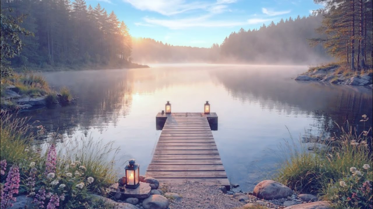 Calming Lakeside⛵️🌊