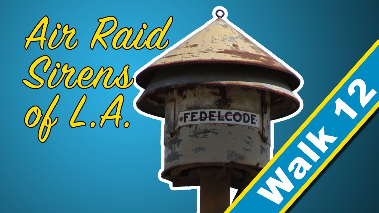 Los Angeles Air Raid Siren Walk 12: Casual with a side of technical difficulties.