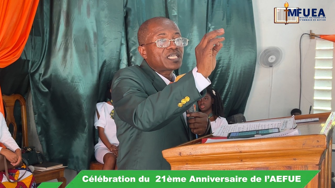 Message du Dimanche 1er Mars 2026 dePasteur Jocelyn JEAN/Celebreation du 21 Ans de l'AEFUE