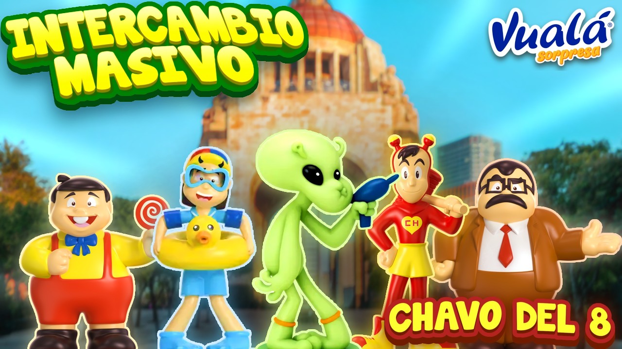 INTERCAMBIO MASIVO DEL CHAVO DEL 8 DE VUALÁ!!!!😱🥐