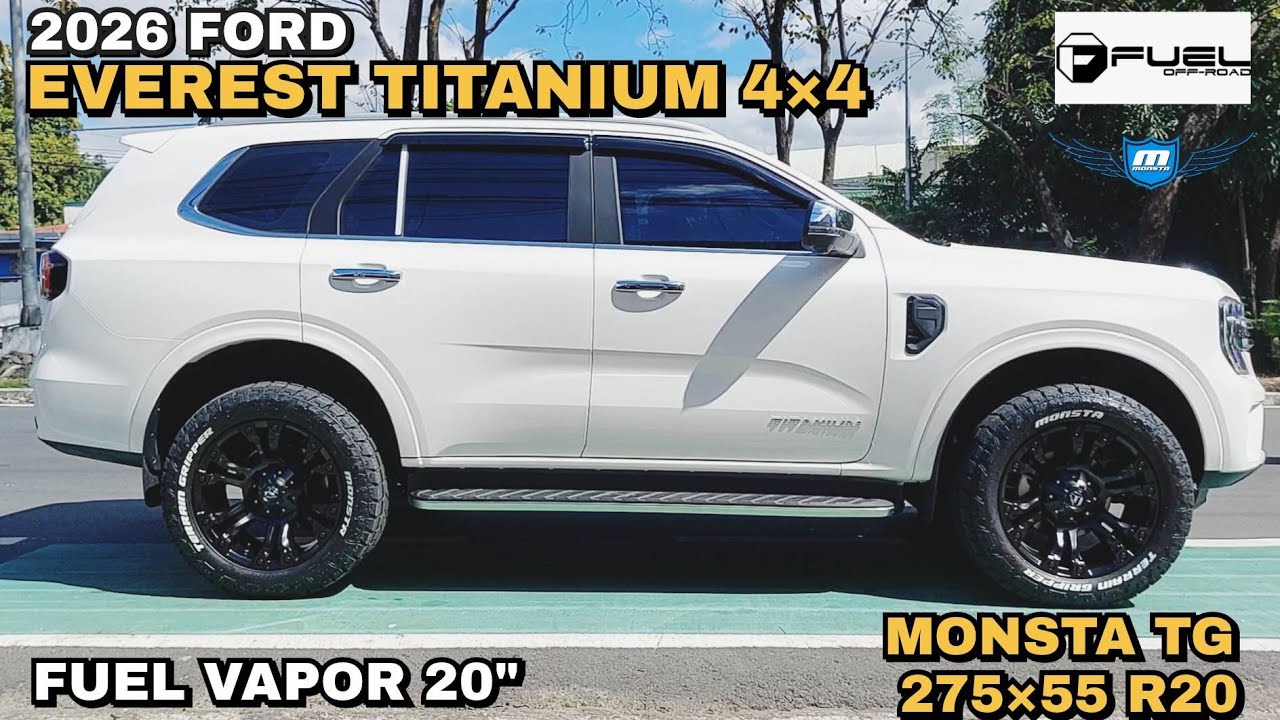 2026 Ford Everest Titanium 4x4 | Fuel Vapor 20" | Monsta Terrain Gripper 275x55 R20 @RNH Tire Supply