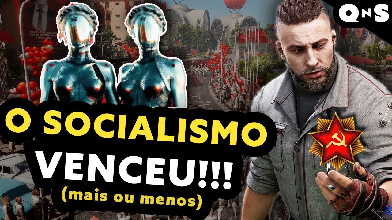 COMUNISMO DAS MÁQUINAS E ROBÔS SENSUAIS! O futurismo socialista de ATOMIC HEART