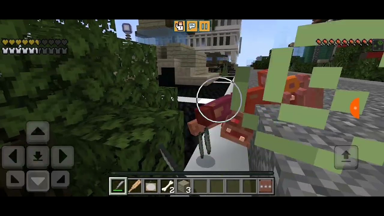 Invasión zombie de Minecraft copia XD