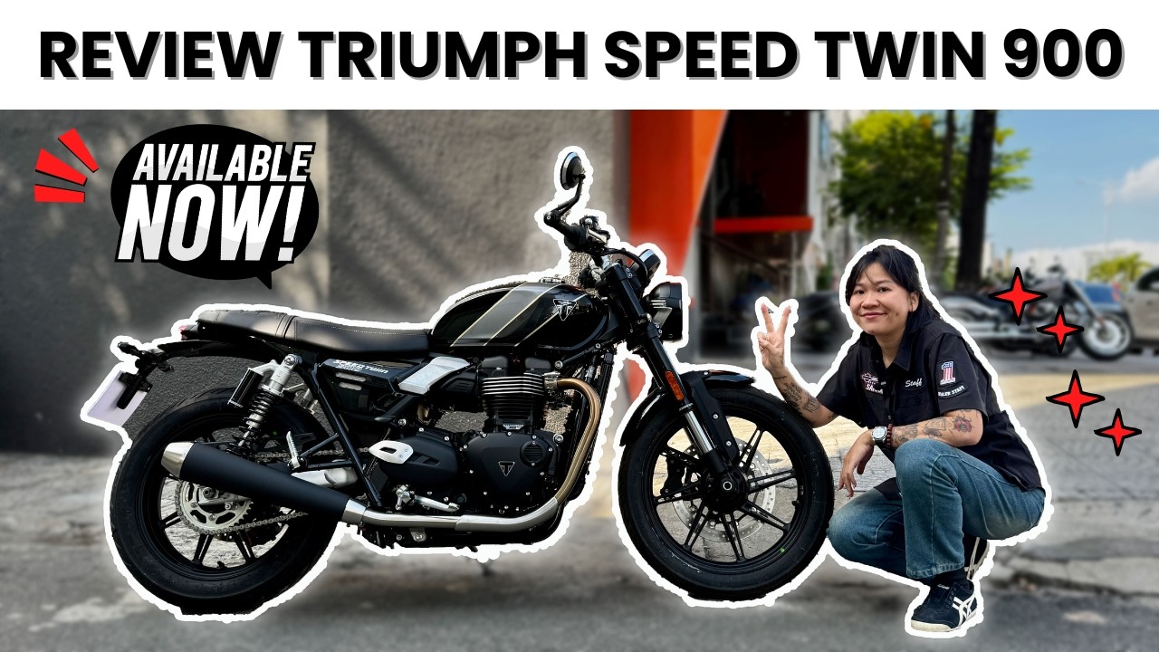 TRIUMPH SPEED TWIN 900 THẾ HỆ MỚI VÀ NHỮNG CẬP NHẬT RẤT ĐẮT GIÁ Ở THIẾT KẾ - TRANG BỊ - CÔNG NGHỆ !!