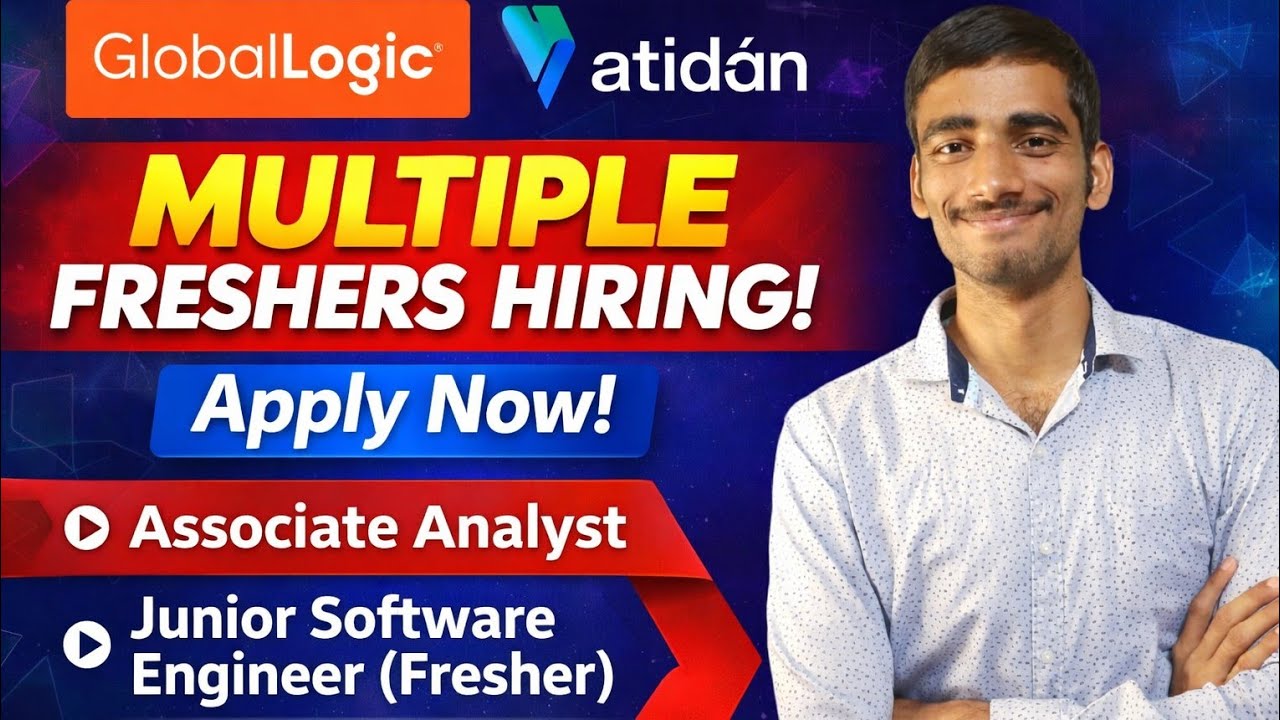 GlobalLogic  & others Hiring Freshers 2025 🔥| Multiple Roles | Apply Now 