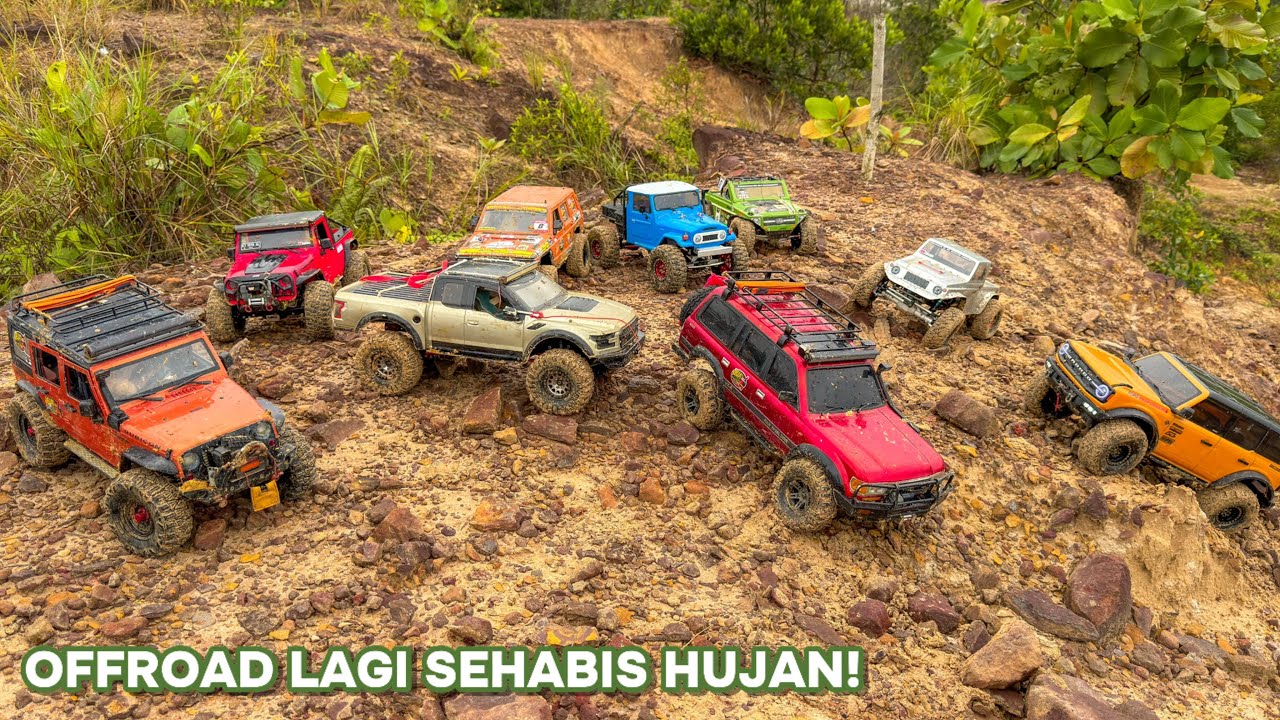 Offroad bareng di Bukit Cinta dengan TRX4, RGT, SCX10 Balikpapan RC 4x4 1/10 Scale Indonesia