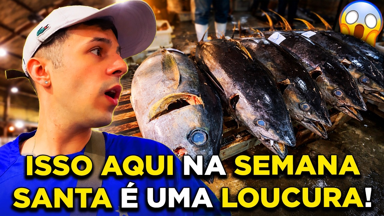 O MAIOR mercado de PEIXE de S&atilde;o Paulo! CEAGESP na Semana Santa 🐟
