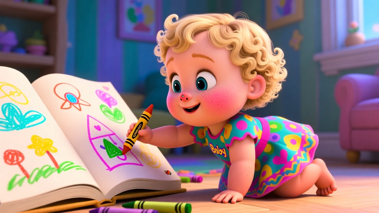 Studytime with Baby Joy 📚 | Fun Learning & Play for Kids | Toddler Adventure Video