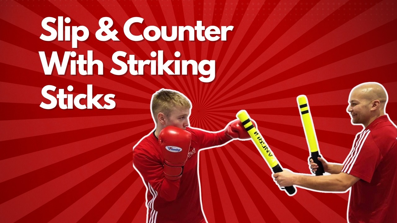 Boxing slipping drills with the striking sticks