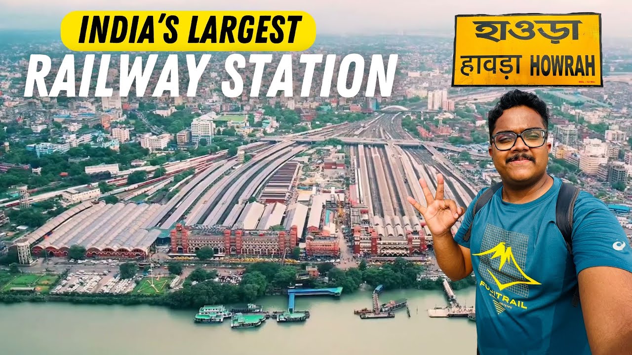 India's Largest and Busiest Railway Station 😱🔥 | Howrah Junction Train Spotting Vlog