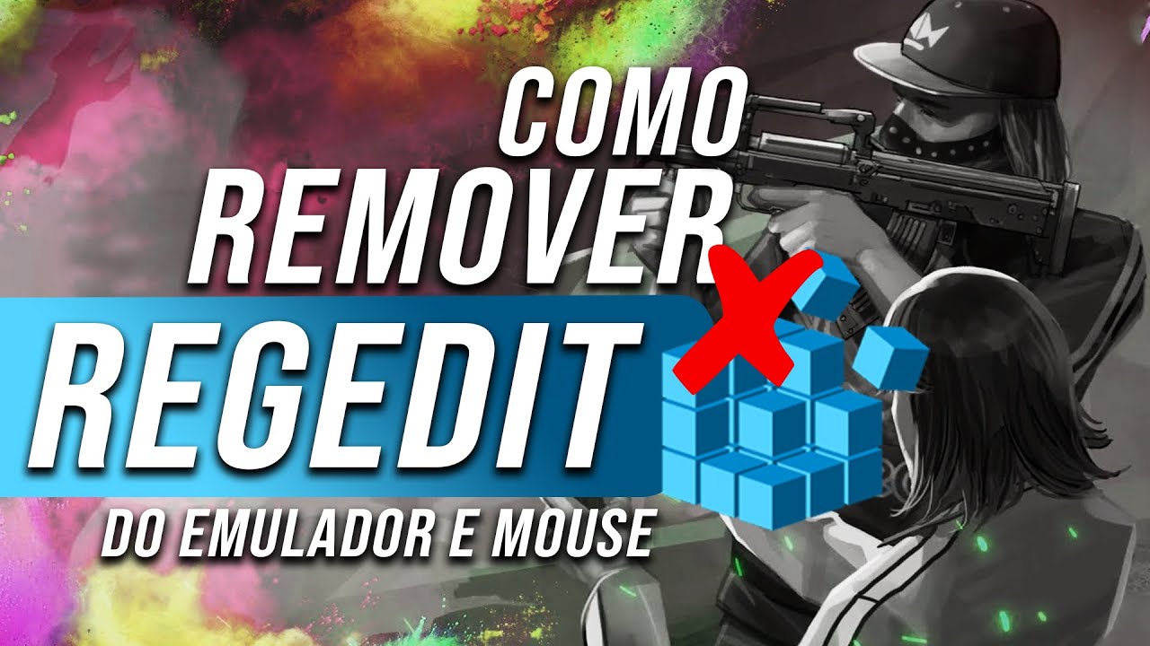 Como remover regedit de free fire do seu emulador e mouse
