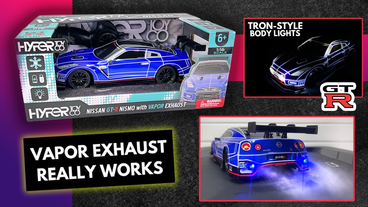RC Car of the Year?! Unboxing the Hyper Toy Co Nissan GT-R RC Car w/ working Vapor Exhaust & Lights