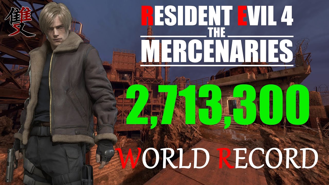 Resident Evil 4 Remake Mercenaries - 2,713,300 Leon Island S++ | World Record Strategy