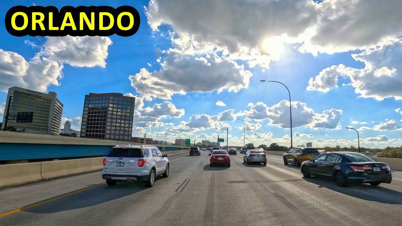 Orlando Florida Driving Through