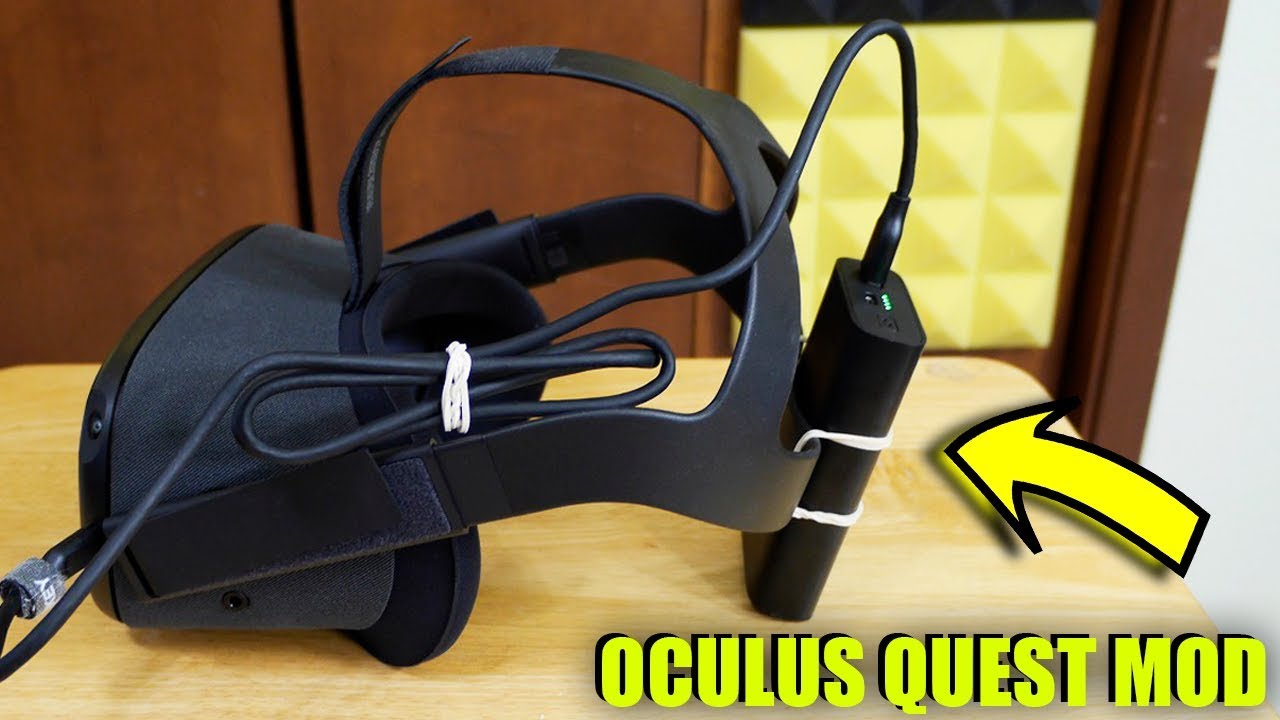 GREAT OCULUS QUEST FIX (COUNTERWEIGHT + POWER BANK)