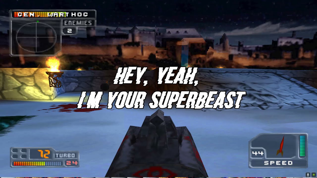 Twisted Metal 4 (Minion's maze) OST - Superbeast - Rob Zombie With lyrics
