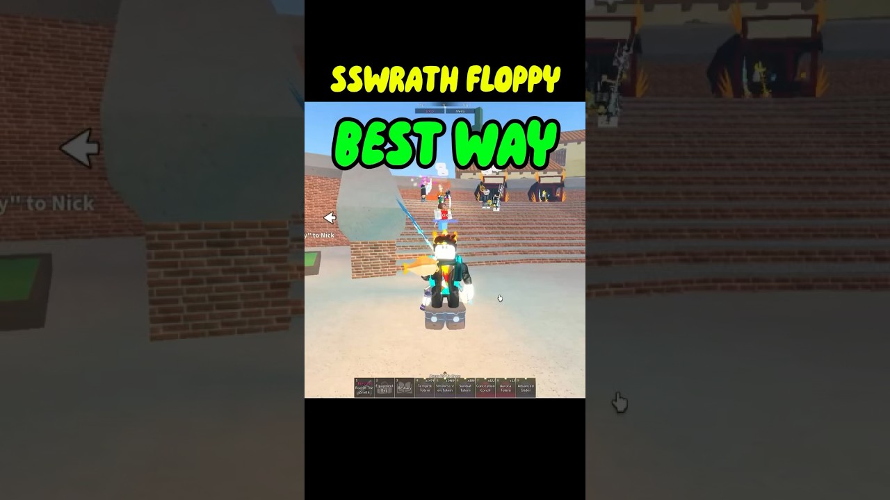 Shiny sparkling wrath floppy #fisch #roblox #johngaming