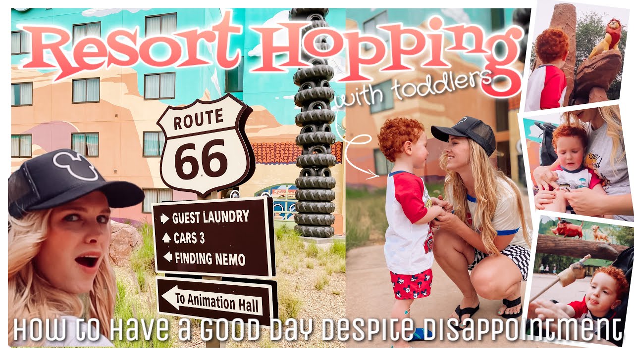 Disney Resort Hopping with Toddlers | Art of Animation, Pop Century  + Skyliner